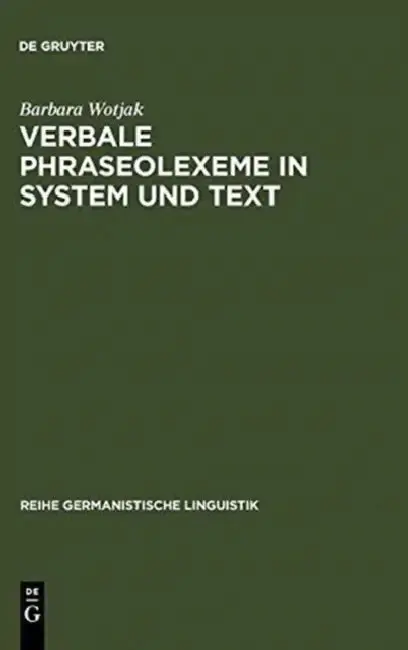 Cover of Verbale Phraseolexeme in System und Text