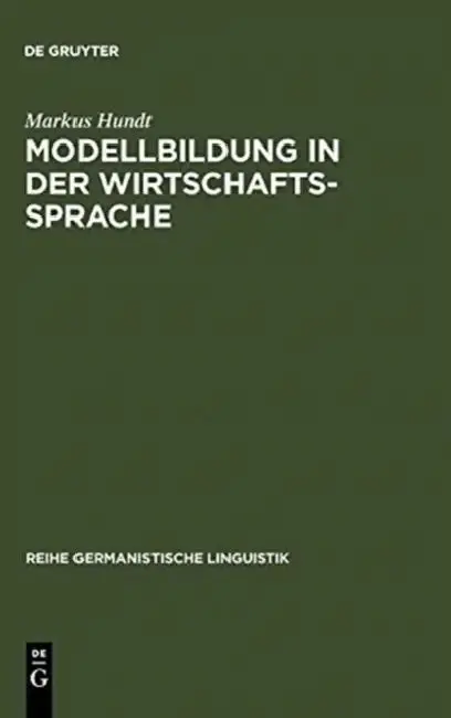 Cover of Modellbildung in der Wirtschaftssprache