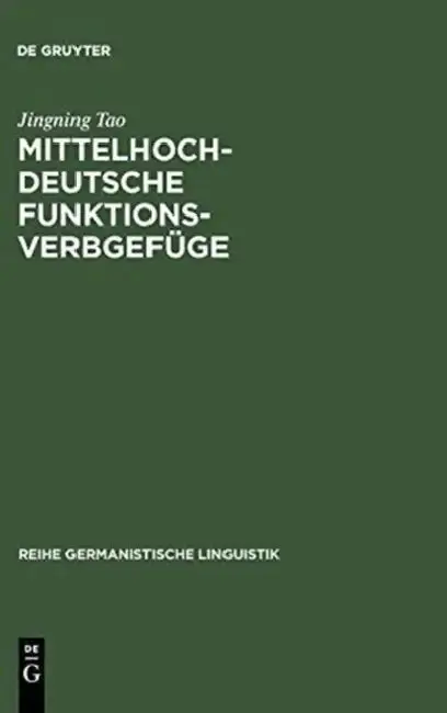Cover of Mittelhochdeutsche Funktionsverbgefüge
