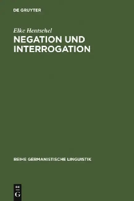 Cover of Negation und Interrogation