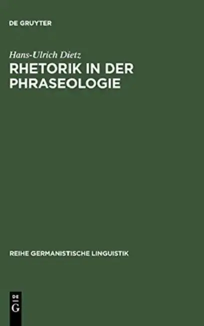 Cover of Rhetorik in der Phraseologie