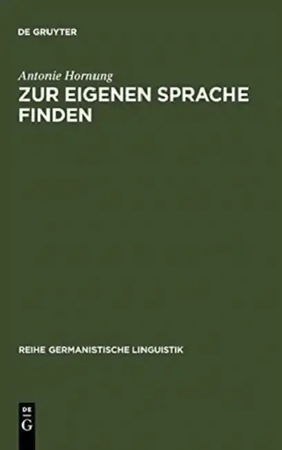 Cover of Zur Eigenen Sprache Finden