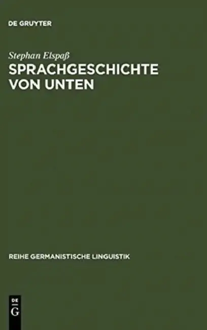 Cover of Sprachgeschichte von unten