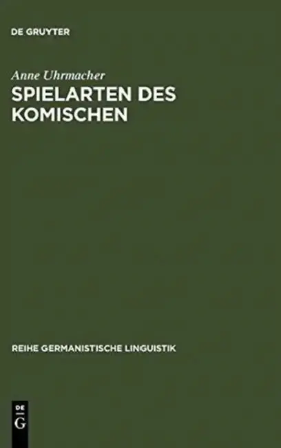 Cover of Spielarten des Komischen