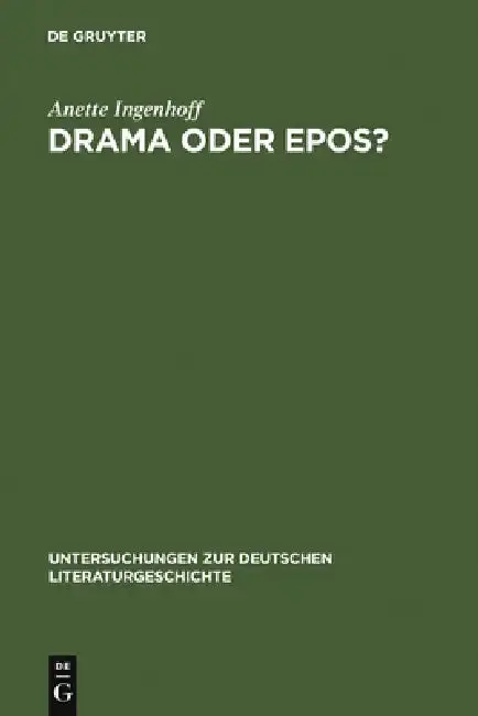 Cover of Drama oder Epos?
