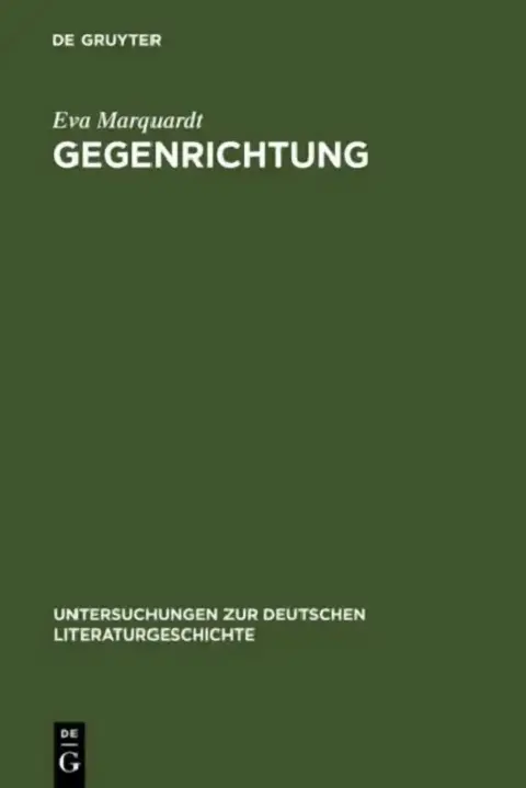 Cover of Gegenrichtung