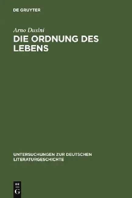 Cover of Die Ordnung Des Lebens