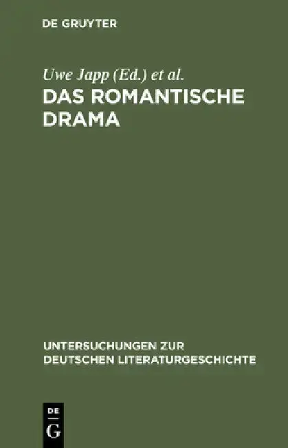 Cover of Das romantische Drama