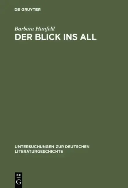 Cover of Der Blick ins All
