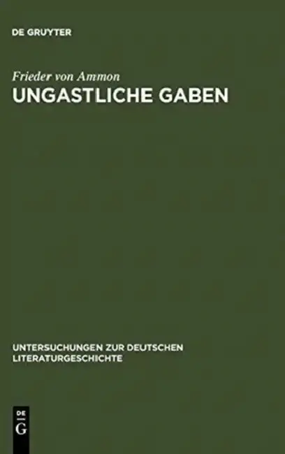 Cover of Ungastliche Gaben
