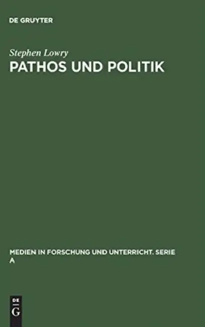 Cover of Pathos und Politik