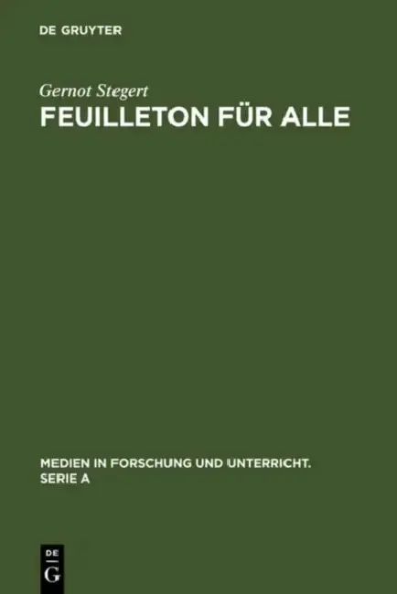 Cover of Feuilleton für alle
