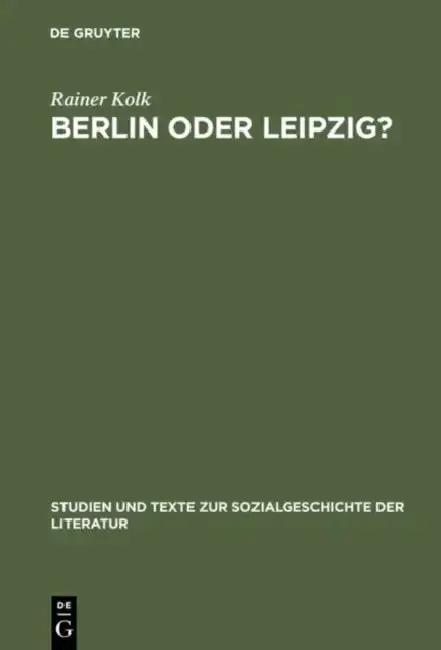 Cover of Berlin Oder Leipzig?