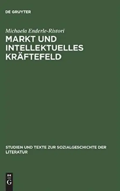 Cover of Markt Und Intellektuelles Kräftefeld