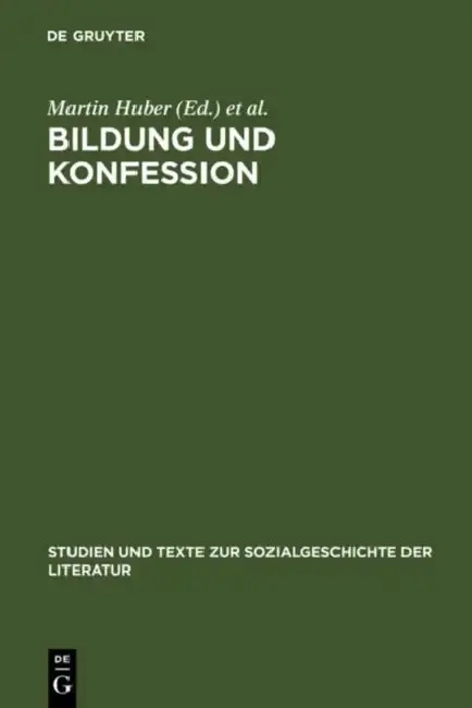 Cover of Bildung und Konfession