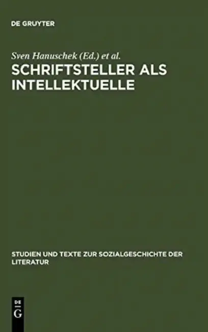 Cover of Schriftsteller als Intellektuelle