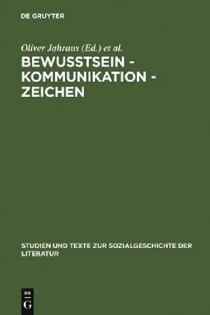 Cover of Bewußtsein - Kommunikation - Zeichen