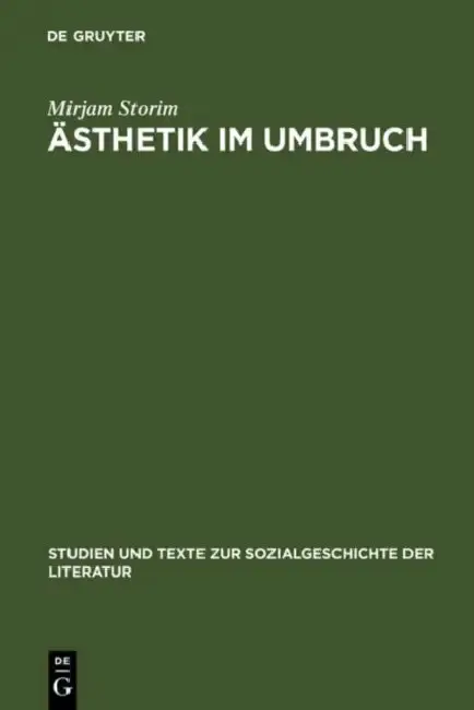 Cover of Ästhetik Im Umbruch