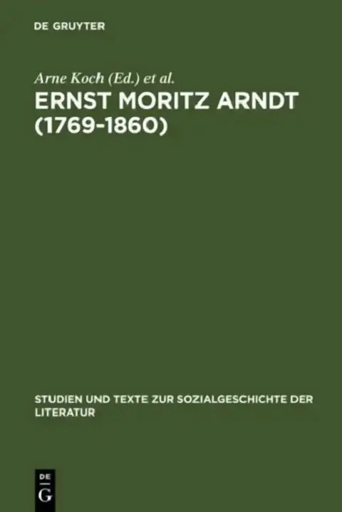 Cover of Ernst Moritz Arndt (1769-1860)