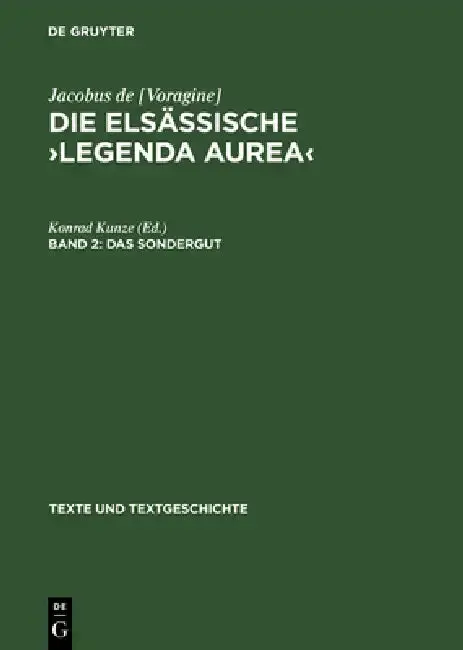 Cover of Die elsässische >Legenda aurea
