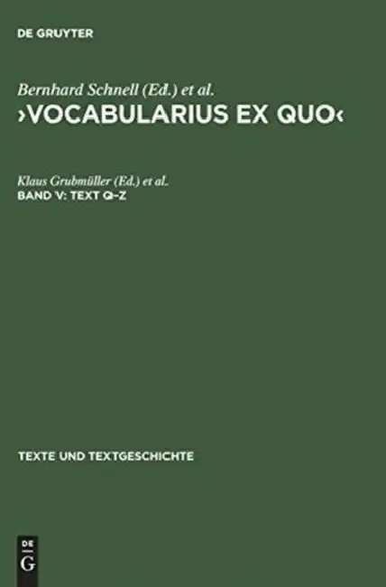 Cover of Text Q-Z