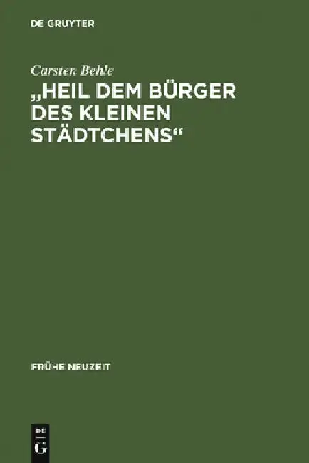 Cover of "Heil dem Bürger des kleinen Städtchens"