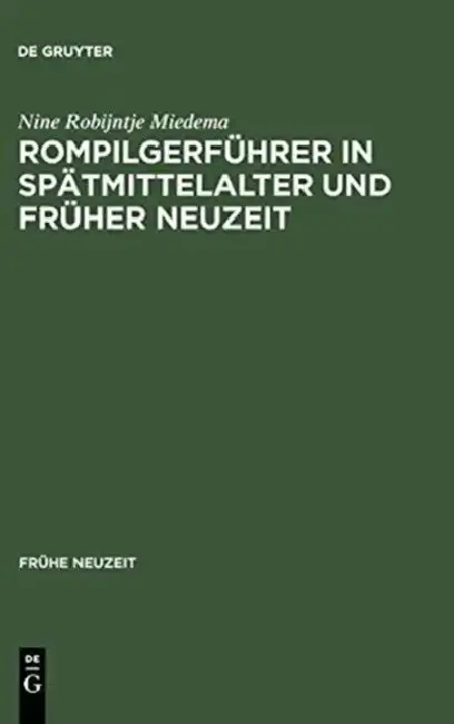 Cover of Rompilgerführer in Spätmittelalter Und Früher Neuzeit