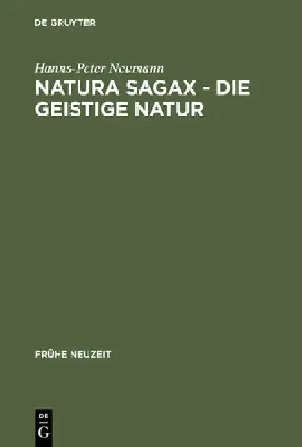 Cover of Natura sagax - Die geistige Natur