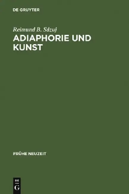 Cover of Adiaphorie und Kunst