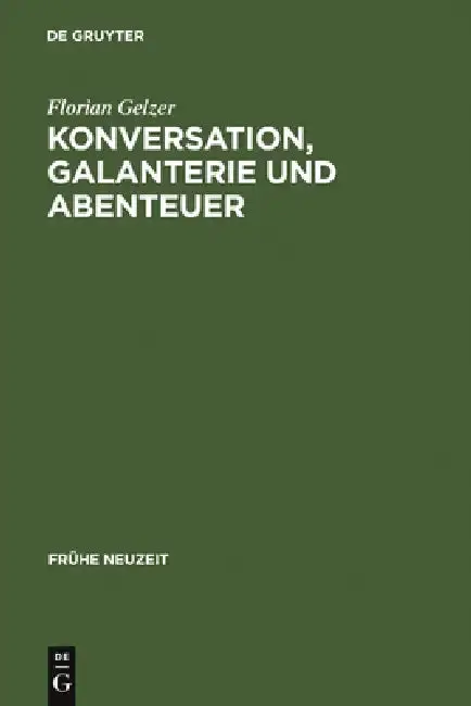 Cover of Konversation, Galanterie und Abenteuer