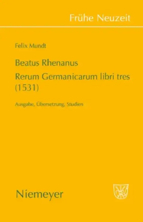 Cover of Beatus Rhenanus