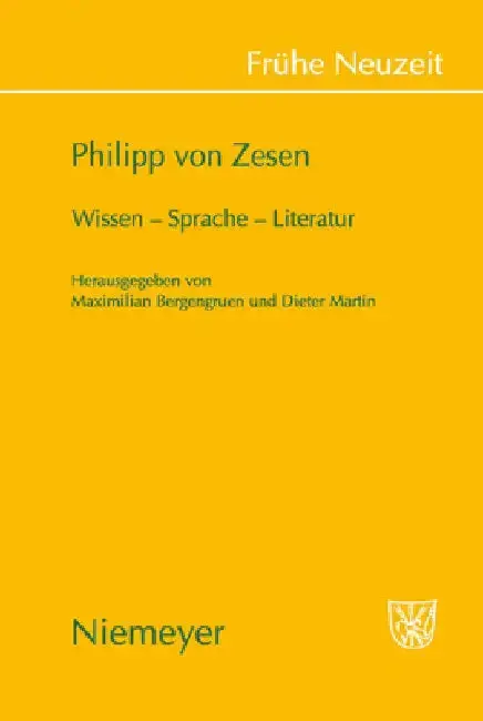Cover of Philipp von Zesen