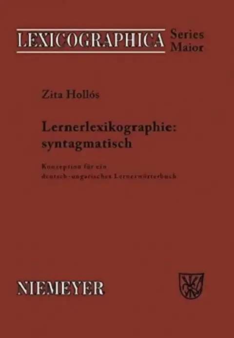 Cover of Lernerlexikographie