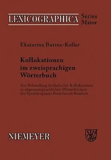 Cover of Kollokationen im zweisprachigen Wörterbuch