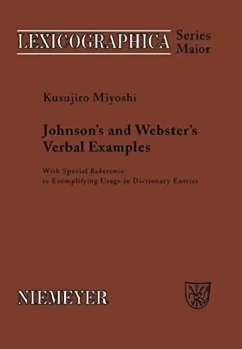Cover of Johnson's and Webster's Verbal Examples