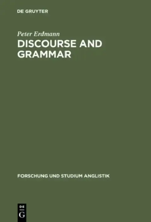 Cover of Discourse and Grammar