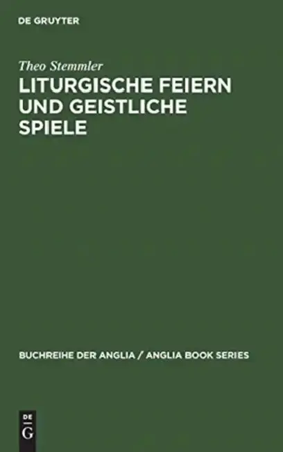 Cover of Liturgische Feiern und geistliche Spiele