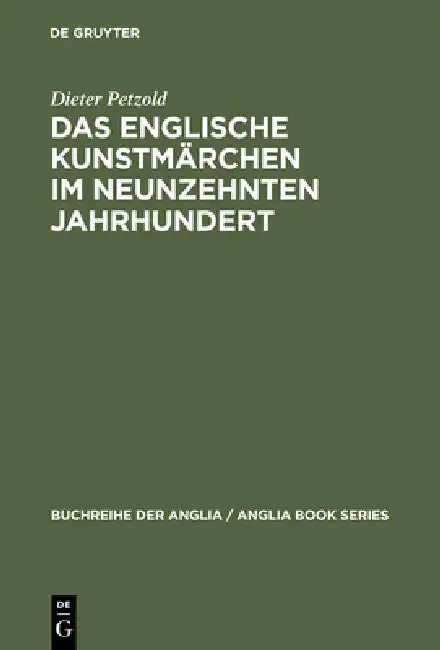 Cover of Das englische Kunstmärchen im neunzehnten Jahrhundert