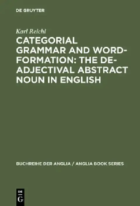 Cover of Categorial Grammar and Word-Formation