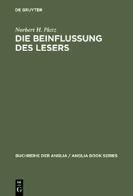 Cover of Die Beinflussung des Lesers