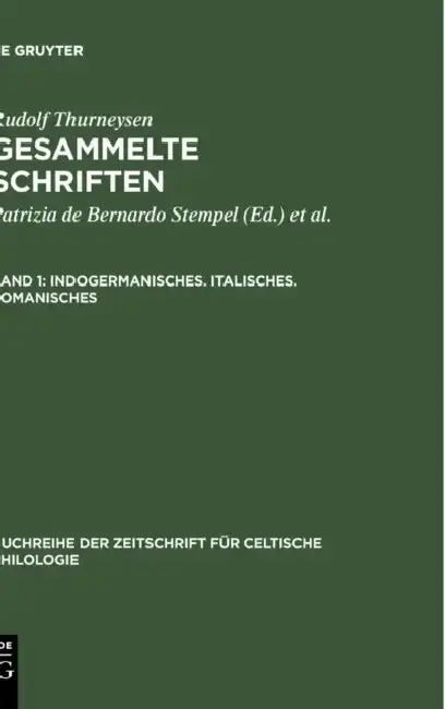 Cover of Indogermanisches. Italisches. Romanisches