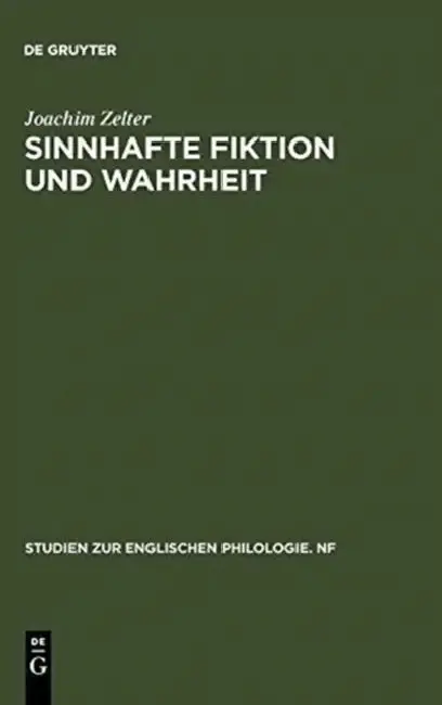 Cover of Sinnhafte Fiktion Und Wahrheit