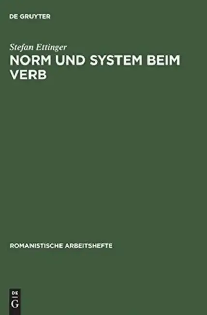 Cover of Norm und System beim Verb