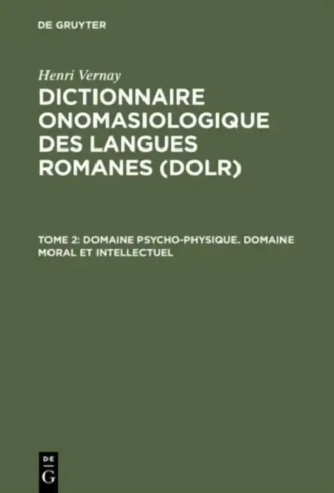 Cover of Domaine Psycho-physique. Domaine Moral Et Intellectuel