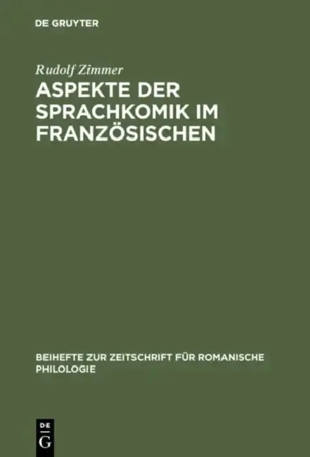 Cover of Aspekte der Sprachkomik im Französischen