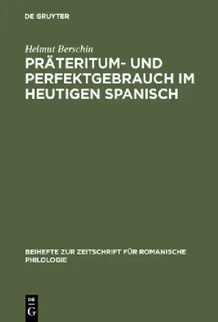 Cover of Präteritum- und Perfektgebrauch im heutigen Spanisch