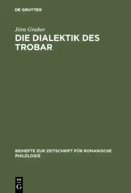 Cover of Die Dialektik des Trobar