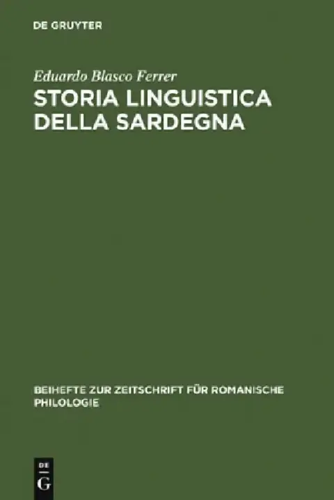 Cover of Storia linguistica della Sardegna