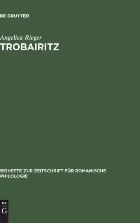 Cover of Trobairitz