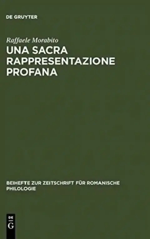 Cover of Una sacra rappresentazione profana